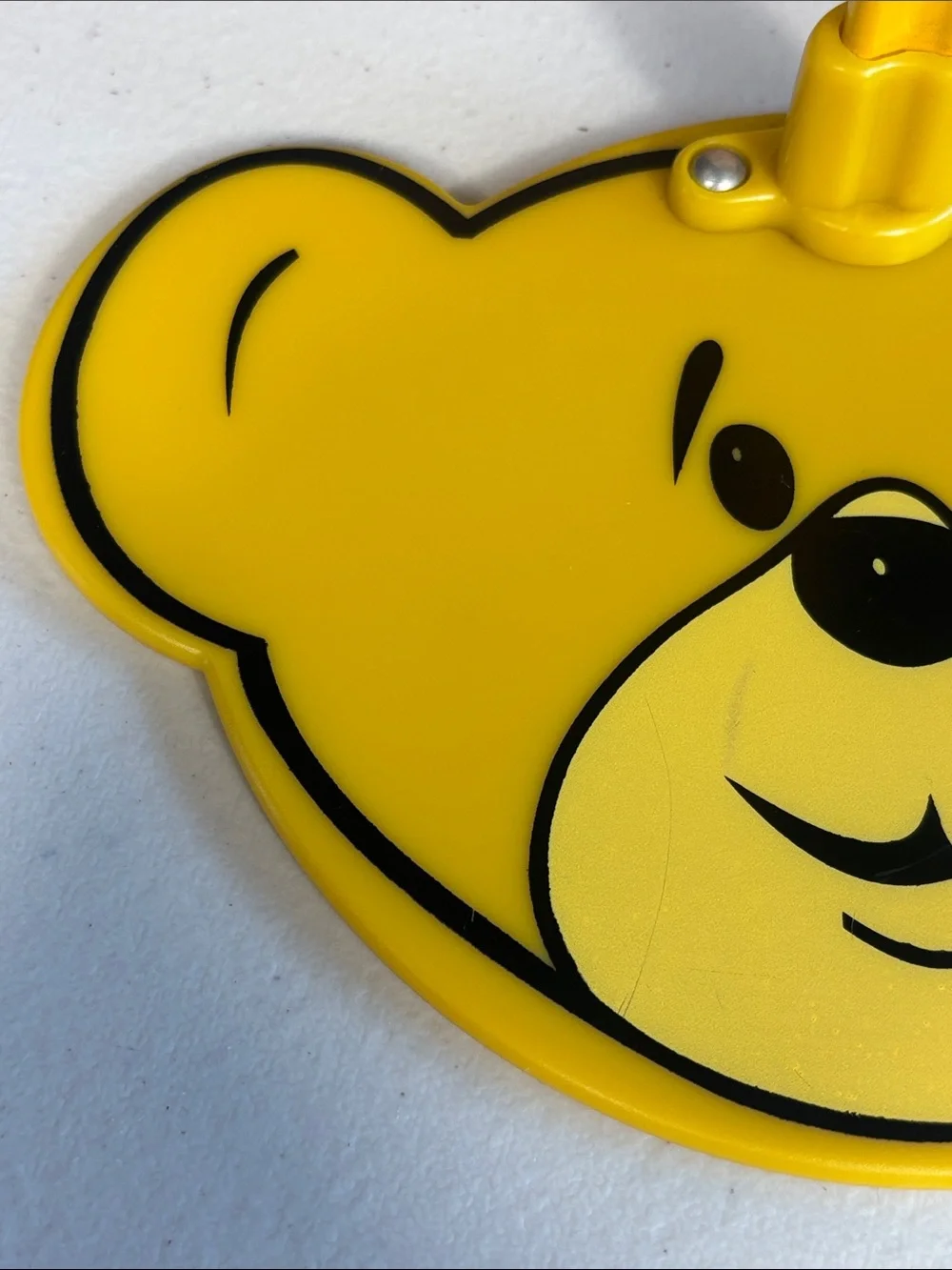 Vintage Build A Bear WorkShop Yellow Bear Face Display Stand Adjustable - Picture 4 of 12